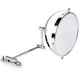 Conair 8" Diameter Wall Mount Mirror adjusts to any angle for easy viewing