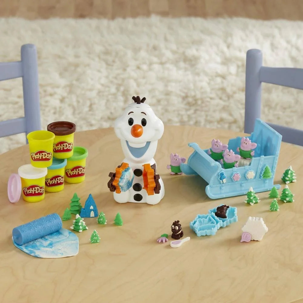Play Doh Featuring Frozen Olaf's Sleigh Ride Set - 630509835492 Pie's Variety Store