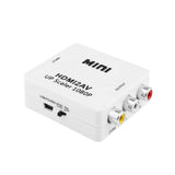 HDMI To 3 RCA Adapter HDMI2AV HDMI 2 AV HDMI To AV Cvbs S-Video Adapter Converter Box 1080P 60Hz High Quality - HDMI3RCA2AV Pie's Variety Store