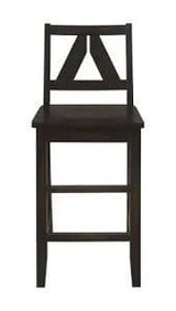 Counter Height Stool with Footrest Black - 193499 Pie's Variety Store