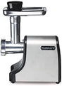 Cuisinart Electric Meat Grinder lets you grind generous portions of fresh meats quickly and easily. Its Heavy-Duty 300-Watt Motor can Grind up to 3 pounds (1.36 kg) per minute - CU-MG-100 Pie's Variety Store
