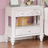 Caroline 2-Drawer Rectangular Nightstand White - 400722 Pie's Variety Store
