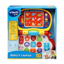 Vtech Baby Laptop Toy Multicolor - 80-191203 Pie's Variety Store