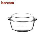Borcam by Pasabahce Round Casserole Baking Dish With Cover 1.5L - 748-59023 Pie's Variety Store