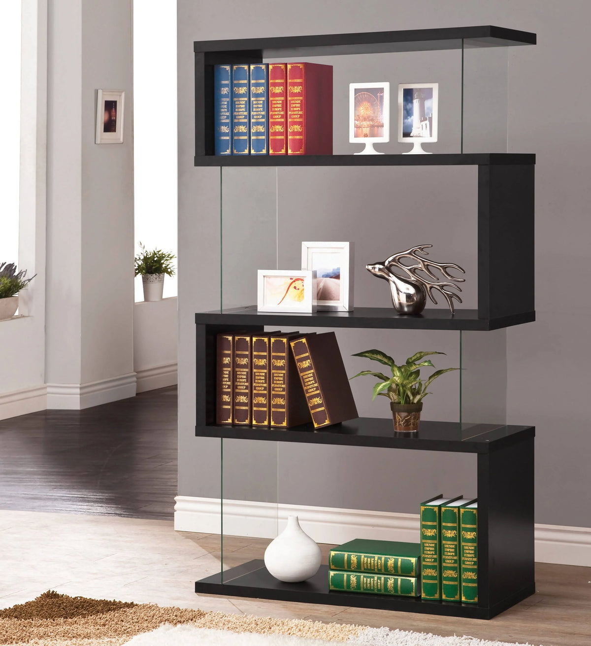  this bookcase offers quality and durability. - 800340 / 800300 Pie's Variety Store