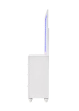 Whitaker Rectangle Mirror With LED Lighting White - 223334 Pie's Variety Store