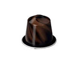 Nespresso Barista Creations Corto Coffee Capsules are inspired by the dark roasted tastes and thick textures created by the expert baristas of Spain. A blend of African Arabicas & Robusta were roasted long & dark to create a powerful taste NESC-1044 Corto Elegant AccScents