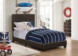 Dorian Upholstered Twin Bed Brown - 300762T Pie's Variety Store