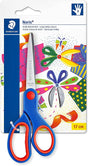 Staedtler Noris Club Hobby and Craft Scissors are treated to be rust-proof. The design of the blades are pointed enabling a more precise cutting experience