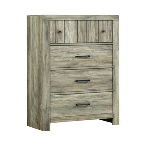 Adelaide 4-Drawer Chest Rustic Oak - 223105 Pie's Variety Store