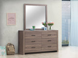 Brantford Queen Panel Bed Barrel Oak 4PC Set - SET4PC207041Q Pie's Variety Store