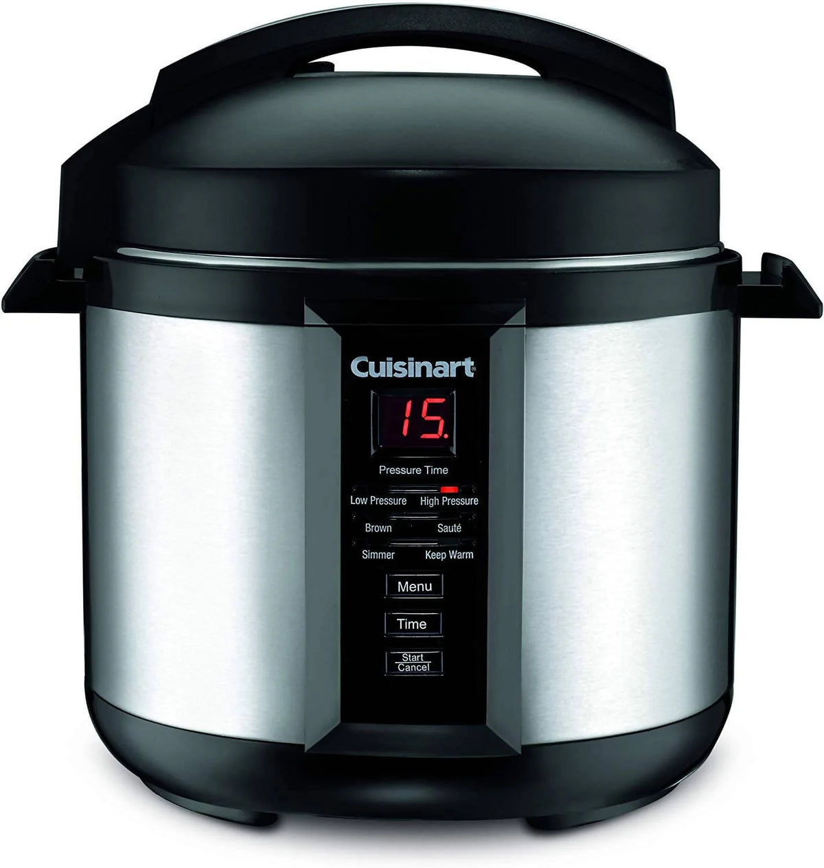 Cuisinart 6 Quart 1000 Watt Electric Pressure Cooker (Stainless Steel) This unit traps steam inside