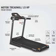 Head Electric Motorized Treadmill Power Fitness Running Machine 1.5HP