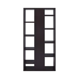 Bookcase With Staggered Floating Shelves Cappuccino - 800265 Pie's Variety Store
