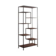Sherman 7-Shelf Bookcase Walnut - 801134 Pie's Variety Store