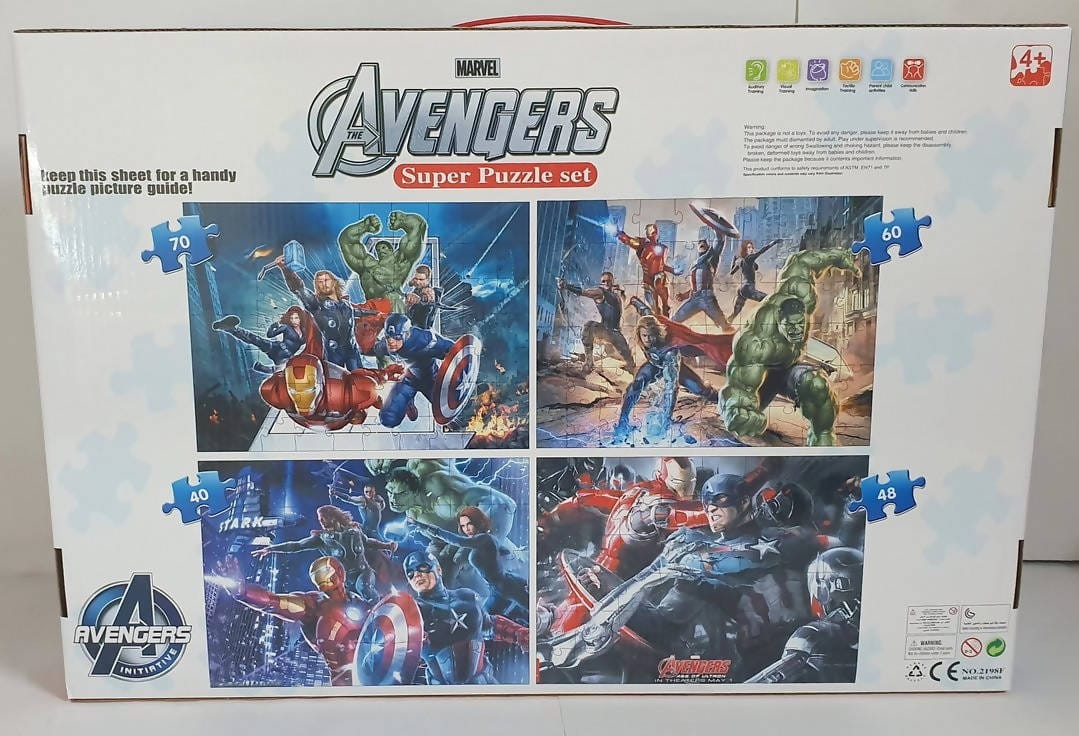 Marvel Avengers Super Puzzle Set -2198F Hannah Frederick
