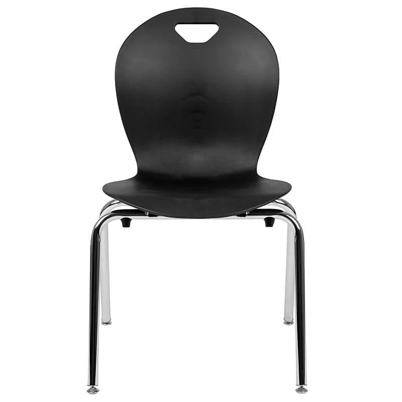 Advantage Titan Black Student Stack School Chair - 18-inch [ADV-TITAN-18BLK] Pie's Variety Store