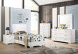 Felicity 4-Piece Twin Bedroom Set With LED Lighting Glossy White - SET4PC203500T Pie's Variety Store