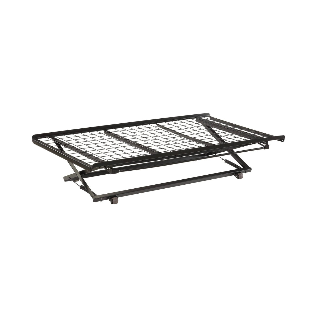 Pop Up Trundle Bed With Rollers Black - 1137 Pie's Variety Store