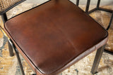 Accent Chair With Upholstered Seat Brown And Black - 905590 Pie's Variety Store