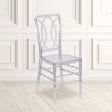 Elegance Crystal Ice Stacking Chair with Designer Back - BH-H007-CRYSTAL-GG ADRIAN'S ELECTRONICS