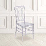 Elegance Crystal Ice Stacking Chair with Designer Back - BH-H007-CRYSTAL-GG ADRIAN'S ELECTRONICS