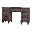 Avenue 3-Drawer Vanity Desk Weathered Burnished Brown Any space will be transformed by its chic