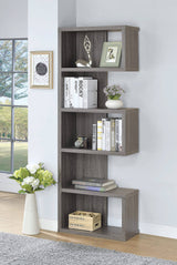  this bookcase brightens up a contemporary space - Weathered Grey - 800552 Pie's Variety Store