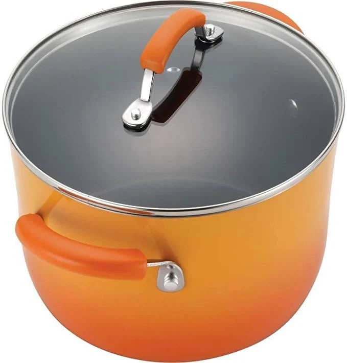 Rachael Ray Hard Enamel Nonstick 14Pc Cookware Set - 05115317627 Pie's Variety Store