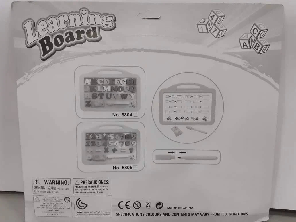 Kids Toys Magnetic Learning Board Abc -5804 Hannah Frederick