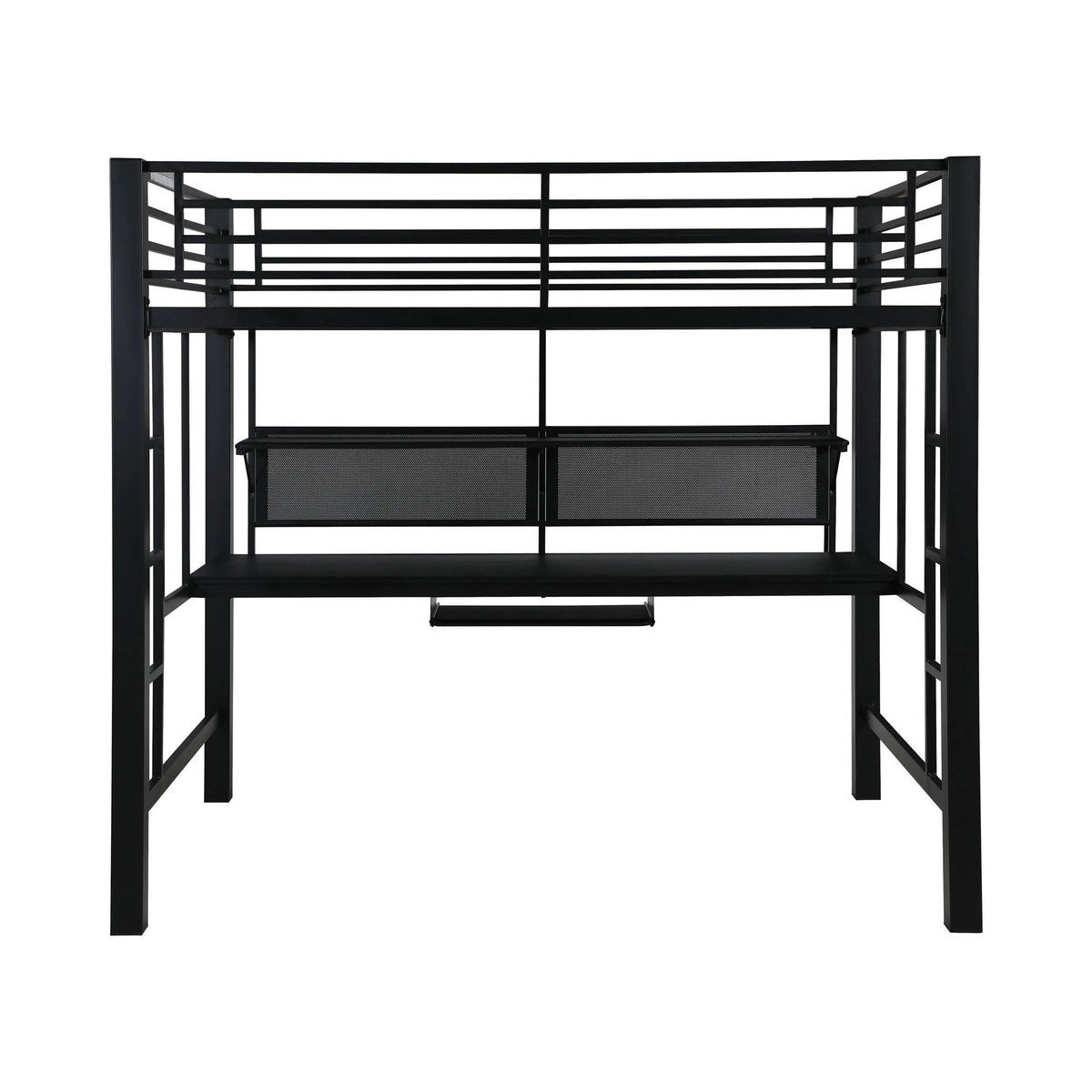 Avalon Full Workstation Loft Bed Black - 460023 A-Z Store Nadia