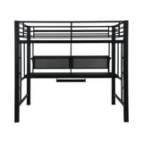 Avalon Full Workstation Loft Bed Black - 460023 A-Z Store Nadia
