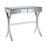 2-Drawer Console Table Clear Mirror - 950355 Pie's Variety Store