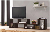 Convertible TV Console And Bookcase Cappuccino - 800329 Pie's Variety Store