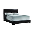 Conner Eastern King Upholstered Panel Bed Dark Brown - 300261KE Pie's Variety Store