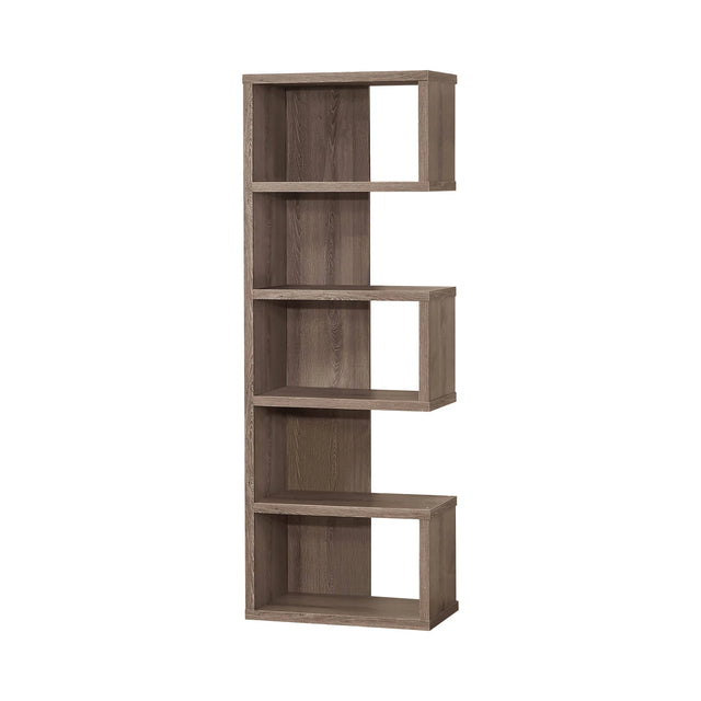  this bookcase brightens up a contemporary space - Weathered Grey - 800552 Pie's Variety Store