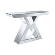 Console Table With Triangle Base Clear Mirror - 930009 Pie's Variety Store