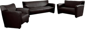 HERCULES Majesty Series Reception Set in Brown LeatherSoft - 222-SET-BN-GG Pie's Variety Store