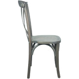 Advantage Dark Driftwood X-Back Chair [X-BACK-BURDRIFT] Pie's Variety Store