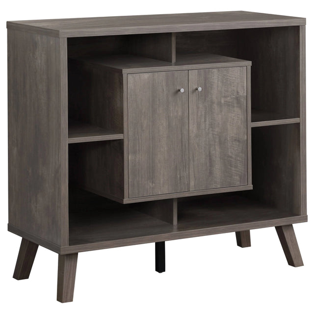 Accent Cabinet With Open Compartment Hazelnut - 953321 Pie's Variety Store