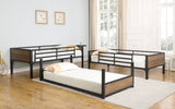 Nickerson Twin Triple Bunk Bed Matte Black - 401080T A-Z Store Nadia