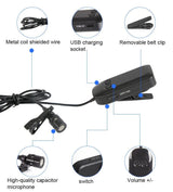 GREEN AUDIO WEARABLE WIRELESS MICROPHONE-FOR PHONE/TABLETS/COMPUTER - GAW-7515C Pie's Variety Store