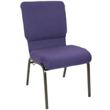 Advantage Navy Church Chairs 18.5 in. Wide [PCHT185-101] Pie's Variety Store