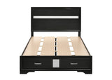 Miranda Full Storage Bed Black - 206361F Pie's Variety Store
