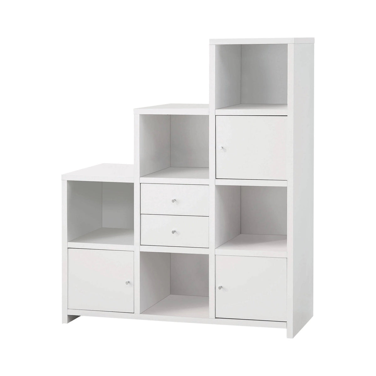 Bookcase With Cube Storage Compartments - delivers a stunning and useful home accessory Cappuccino - 801170 Pie's Variety Store