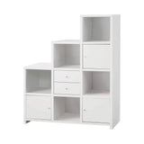 Bookcase With Cube Storage Compartments - delivers a stunning and useful home accessory Cappuccino - 801170 Pie's Variety Store