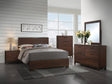 Edmonton Queen Panel Bed Rustic Tobacco 4PC Set - SET4PC204351Q Pie's Variety Store