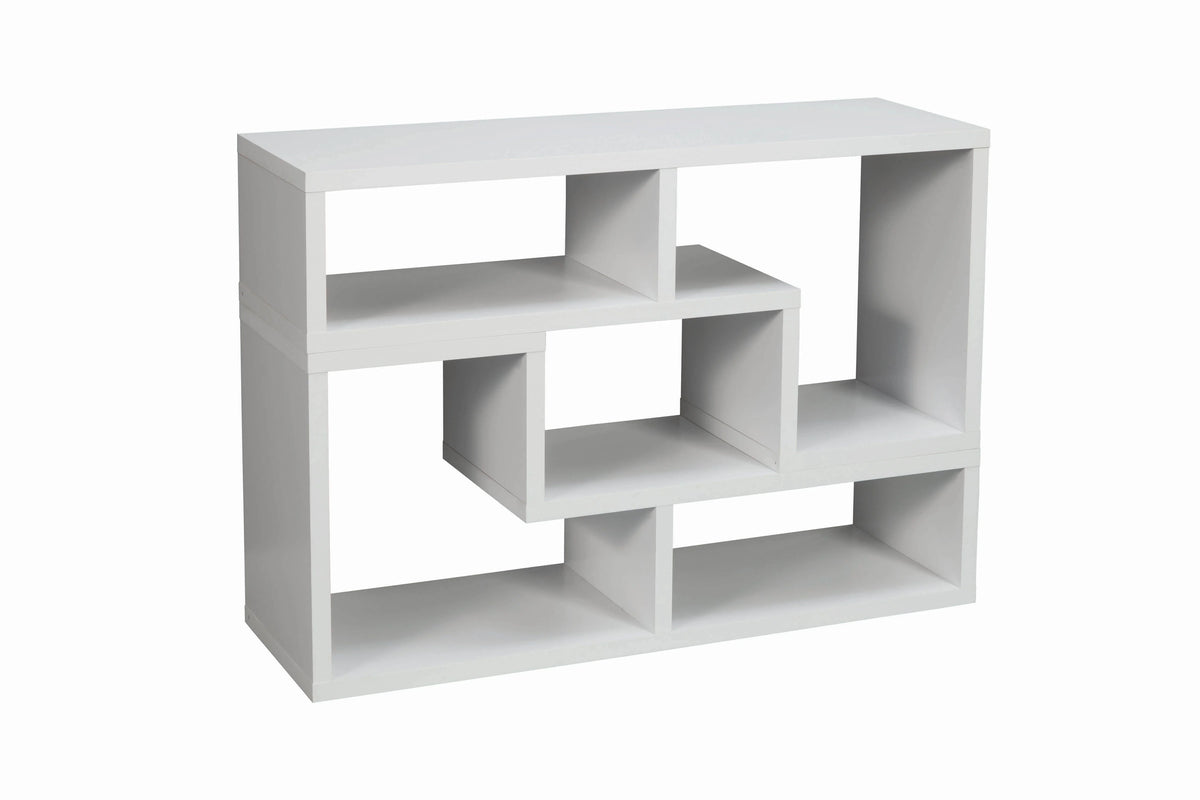 Convertible TV Console And Bookcase Cappuccino - 800329 Pie's Variety Store