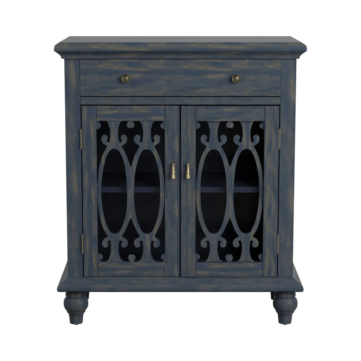 2-Door Accent Cabinet Blue - 952846 Pie's Variety Store