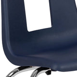 Advantage Black Student Stack School Chair - 16-inch [ADV-SSC-16BLK] Pie's Variety Store